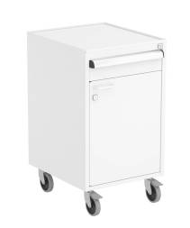 Тумба с выдвижными ящиками Treston 45/66, правая дверь с замком, роликовые колеса, 60749310