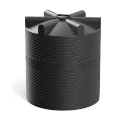 Емкость (резервуар) пластиковая вертикальная с крышкой, 10000 л, 400 мм, синий [TV10000S13]