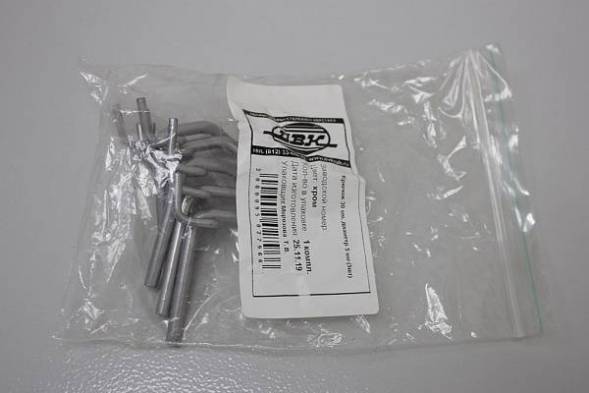 Крючок ДВК 30 мм, диаметр 5 мм (5 шт)