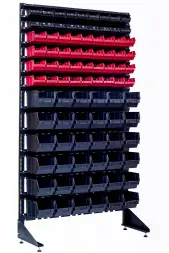 Стеллаж с пластиковыми ящиками 1801-2/4/6 CH-K