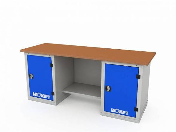 Верстак ДВК с 2 тумбами WOKER PRO 2101.2000