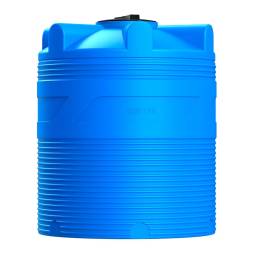 Емкость (резервуар) пластиковая вертикальная с крышкой, 1000 л, черный [TV1000S1]