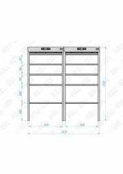 Роллетный шкаф ROLL-BOX SIMPLE Plus 24.05.44.V2-2