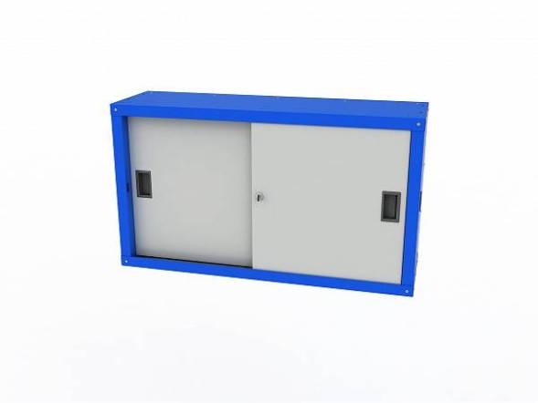 Шкаф навесной ДВК с раздвижными дверями 535х960х270 мм