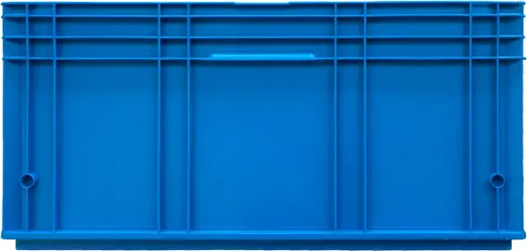 Ящик перфорированный 594x396x280 мм, 51 л, голубой