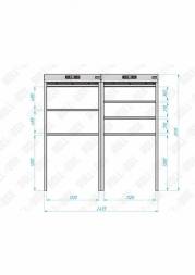 Роллетный шкаф ROLL-BOX SIMPLE Plus 24.06.23.V2-2