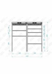 Роллетный шкаф ROLL-BOX SIMPLE Plus 24.06.24.V1-2