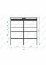 Роллетный шкаф ROLL-BOX SIMPLE Plus 24.06.44.V2-1