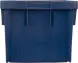 Ящик пластиковый перфорированный, 390x365x295 мм, 28 л, синий [305 м]