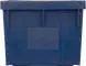 Ящик пластиковый перфорированный, 390x365x295 мм, 28 л, синий [305 м]