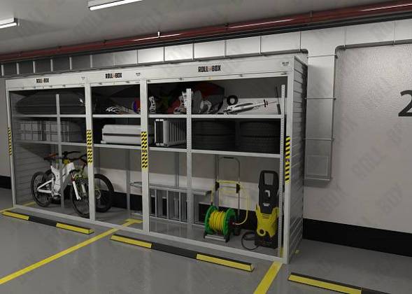 Шкаф в паркинг ROLL‑BOX IN STOCK XL-3.1