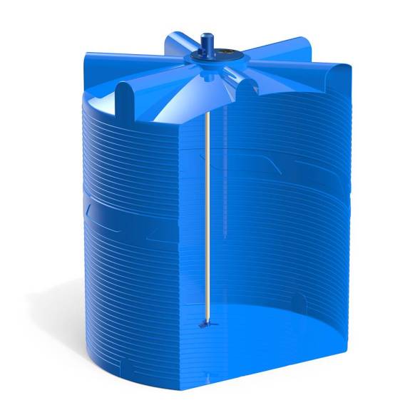 Емкость V 10000 литров с пропеллерной мешалкой