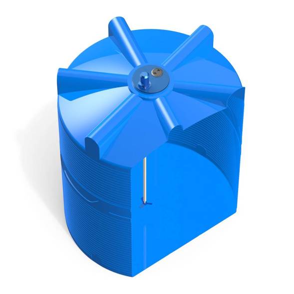 Емкость V 10000 литров с пропеллерной мешалкой