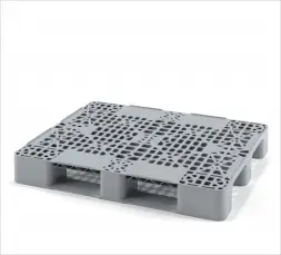 Универсальный перфорированный пластиковый поддон 1200х1000 на трёх полозьях