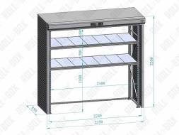 Шкаф в паркинг ROLL‑BOX STANDART 22.235.085 V1