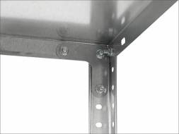 Стеллаж оцинкованный ПРАКТИК ES 150KD/75Х30/4, 1450x750x300 мм, 4 полки [ER-00014553]