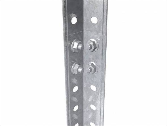 Стеллаж оцинкованный ПРАКТИК ES 150KD/75Х30/4, 1450x750x300 мм, 4 полки [ER-00014553]