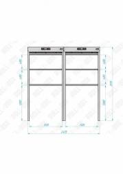 Роллетный шкаф ROLL-BOX SIMPLE Plus 24.08.22.V2-2