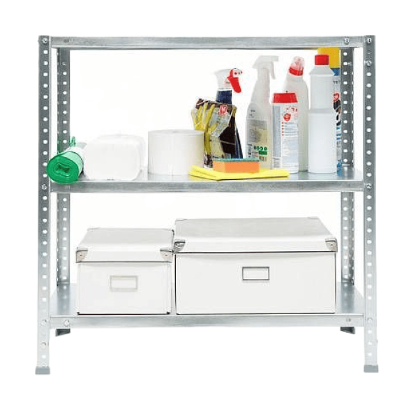 Стеллаж оцинкованный ПРАКТИК ES 75KD/75x30/3, 750х750х300 мм, 3 полки [ER-00014554]