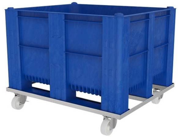 Контейнер Type 1000 - ACE, 605 л, 1200x1000x900 мм, сплошной на тележке
