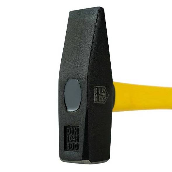 Молоток слесарный кованый, фиберглассовая рукоятка, 800 г. BERGER