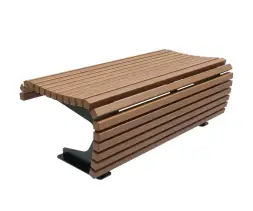 Скамейка стальная «Пифагор» без спинки 1,2 м