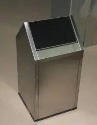 Урна Эклипс Лайт, 360х360х700 мм, шлифованная 60 л