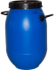 Бочка пластиковая с резьбовой крышкой и ручками, 50 л, синий [БП50.04/03]