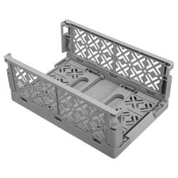 Ящик пластиковый складной ECONOVA Stocky L, 334х250х155 мм, 10.5 л, серый [434297311]