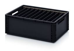 Поперечные перегородки для евроконтейнеров с ESD-защитой ESD QT GEF 64, 60 x 40 см