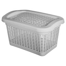 Корзина универсальная 20л, светло-серый