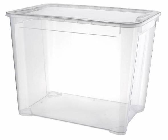 Ящик пластиковый универсальный ECONOVA Кристалл ХL, 555x390x435 мм, прозрачный [433204601]