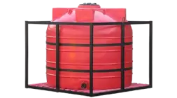 Металлическая кассета одинарная для установки бочки Т 5000 л на агротехнику или грузовой автотранспорт