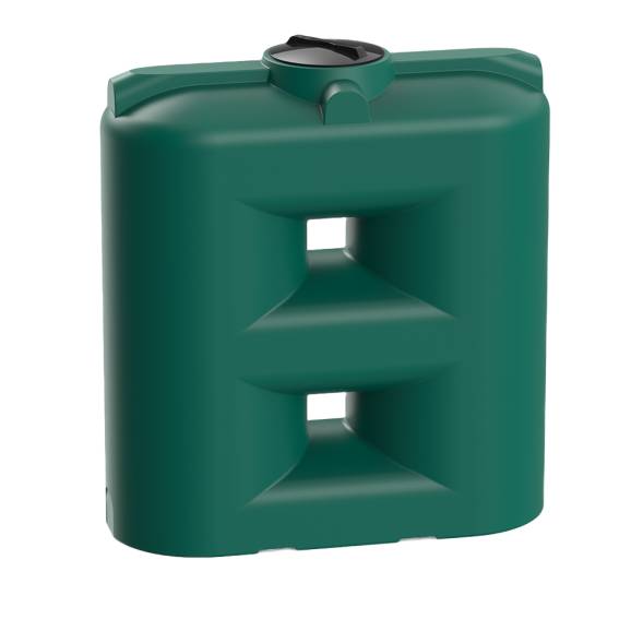 Емкость пластиковая накопительная вертикальная для воды и дизельного топлива, 2000 л, зеленый [TSL2000S2]