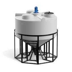 Емкость KV 3000 литров с пропеллерной мешалкой