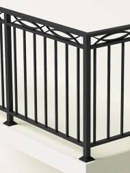 Металлическое балконное ограждение БО-8, 1 пог. м.