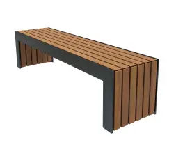 Скамейка стальная «Фергана» без спинки