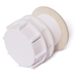 Отвод пластиковый с заглушкой 1&quot;