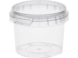 Контейнер 120 мл. круглый, d69мм, с прозрачной крышкой
