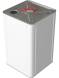 Канистра металлическая квадратная с пластиковой ручкой, 20 л, отверстие под берикап 42мм, белый [3781]