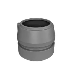 Горловина септика &quot;Росток&quot; 640мм серый