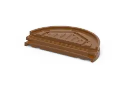 Крышка колодца «Роса» коричневая