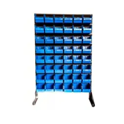 Стеллаж с пластиковыми ящиками 1501-0/0/8