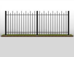 Забор металлический сварной секционный СЗ-2, 1 м²